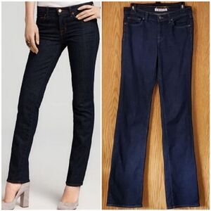 J Brand the straight leg jeans in pure, dark wash, size 28 inseam 35 in.